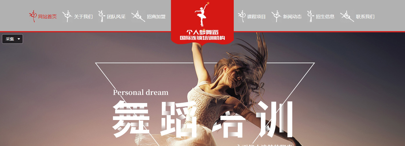 祝賀個(gè)人夢(mèng)舞蹈網(wǎng)站正式上線(xiàn)成功！